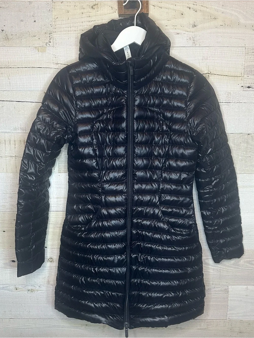 Lululemon Pack It Down Long Jacket *Shine Black 4